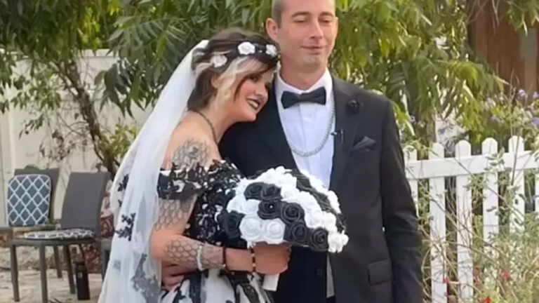 Jennifer Turpin, a survivor of the ‘House of Horrors,’ marries in a gothic-themed celebration with her siblings in attendance